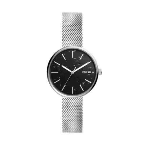 Fossil Hutton Three-hand Stainless Steel Watch  Jewelry - Bq3490