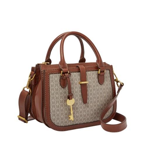 Fossil Ryder Mini Satchel  Handbags Taupe/tan- Zb7721939