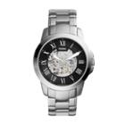 Fossil Grant Automatic Stainless Steel Watch  Jewelry - Me3103