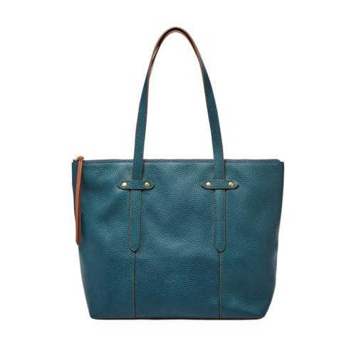 Fossil Felicity Tote  Handbag Indian Teal- Shb1966380