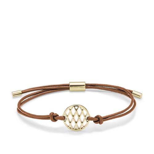Fossil Diamond-shaped Disc Bracelet  Jewelry - Jf02727710