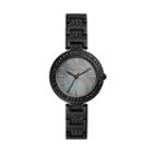 Fossil Karli Three-hand Black Stainless Steel Watch  Jewelry - Bq3440