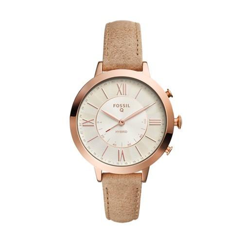 Fossil Refurbished Hybrid Smartwatch - Q Jacqueline Bone Leather   - Ftw5013j
