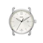 Fossil The Commuter Three-hand Date Stainless Steel Watch Case  Jewelry - C221049