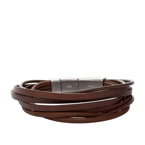 Fossil Multi Wrap Brown  Bracelets - Jf86202040
