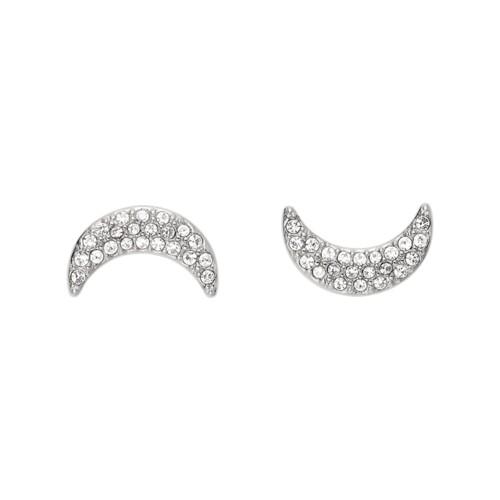 Fossil Crescent Moon Glitz Studs  Jewelry - Jf02771040