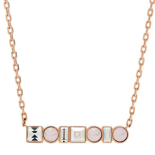 Fossil Heritage Shapes Rose Gold-tone Stainless Steel Necklace  Jewelry Rose Gold- Jof00486791