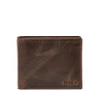 Fossil Derrick Rfid Passcase  Wallet Dark Brown- Ml3771201