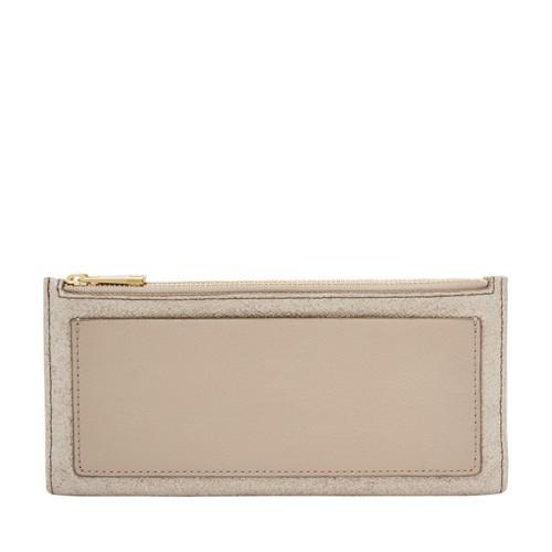 Fossil Shelby Clutch  Wallet Champagne- Sl7821699