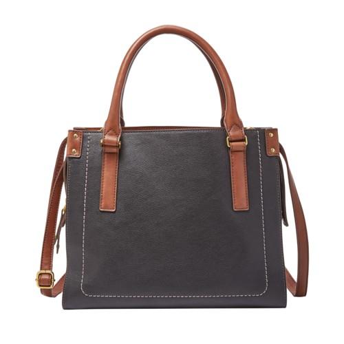Fossil Claire Satchel  Handbag Black- Shb1929001