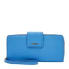 Fossil Madison Zip Clutch  Wallet Crystal Blue- Swl1575967