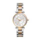 Fossil Carlie Three-hand Two-tone Stainless Steel Watch  Jewelry - Es4302