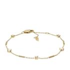 Fossil Iridescent Gold-tone Stainless Steel Bracelet  Jewelry Gold- Jf03069710