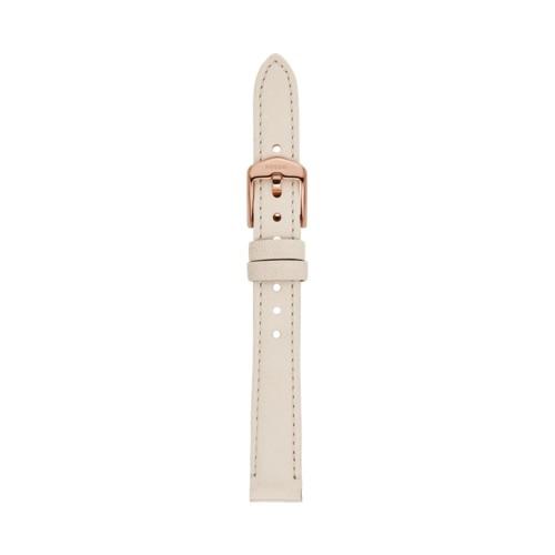 Fossil 14mm Winter White Leather Strap   - S141188