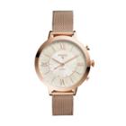 Fossil Hybrid Smartwatch - Q Jacqueline Rose Gold-tone Stainless Steel  Jewelry - Ftw5018