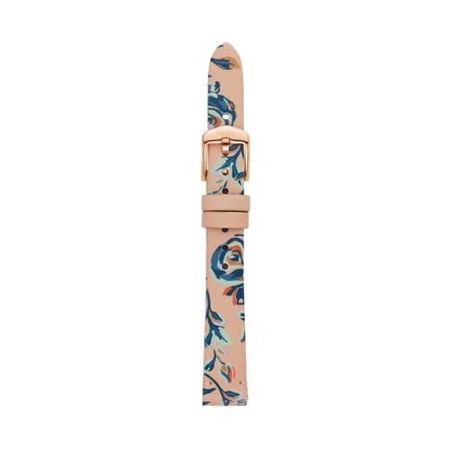 Fossil 14mm Blush Floral Print Leather Strap   - S141196