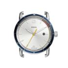 Fossil The Commuter Three-hand Date Multi-colored Stainless Steel Watch Case  Jewelry - C221052
