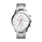 Fossil Townsman 44mm Chronograph Stainless Steel Watch  Jewelry - Fs5346