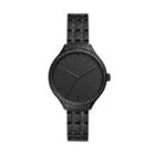 Fossil Suitor Three-hand Black Stainless Steel Watch  Jewelry - Bq3438