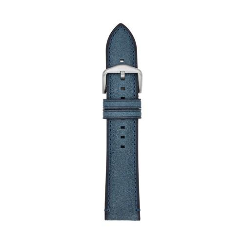 Fossil 22mm Blue Leather Strap   - S221423