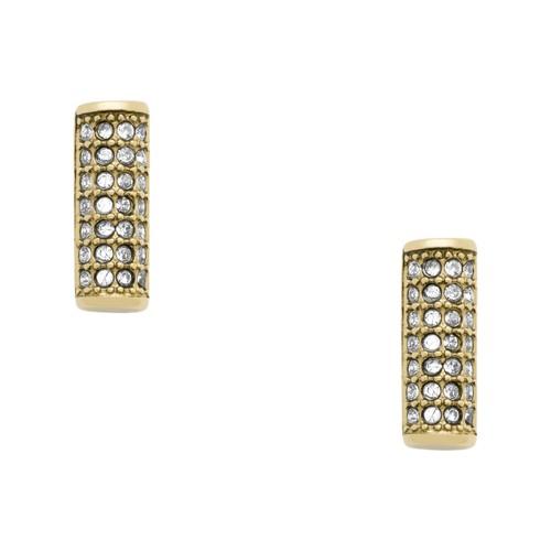 Fossil Bar Gold-tone Stainless Steel Studs  Jewelry - Jof00408710