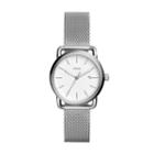 Fossil The Commuter Three-hand Date Stainless Steel Watch  Jewelry - Es4331