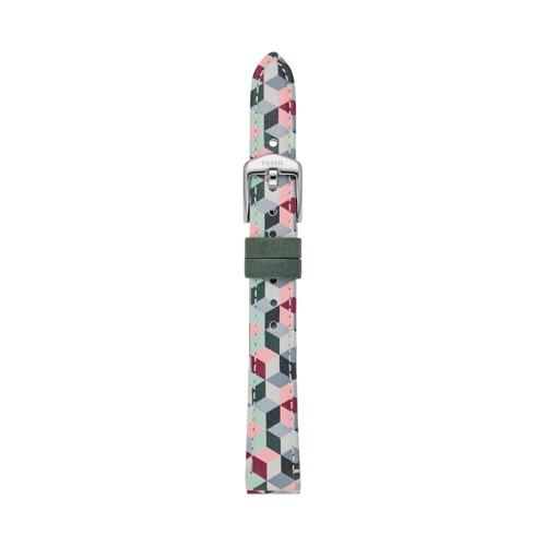 Fossil 14mm Multi-colored Leather Watch Strap   - S141171