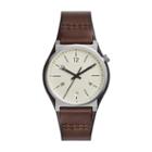 Fossil Barstow Three-hand Brown Leather Watch  Jewelry - Fs5510