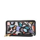 Fossil Limited Edition Logan Rid Zip Around Clutch  Wallet Butterfly Multi- Sl7954884