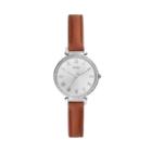 Fossil Kinsey Three-hand Brown Leather Watch  Jewelry - Es4446