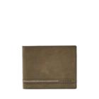 Fossil Berger Rfid Traveler  Wallet Olive- Sml1702345