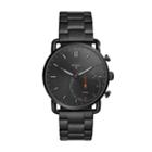 Fossil Hybrid Smartwatch - Commuter Black Stainless Steel  Jewelry - Ftw1148