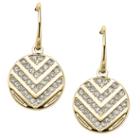 Fossil Chevron Glitz Drop Earrings  Jewelry - Jf02795710