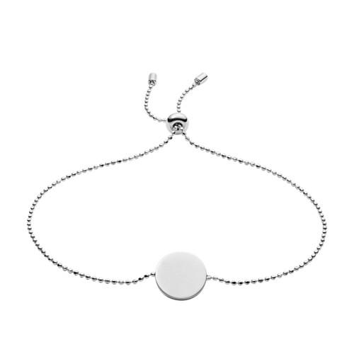 Fossil Disc Stainless Steel Bracelet  Jewelry Silver- Jof00462040