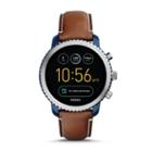 Fossil Refurbished Gen 3 Smartwatch - Q Explorist Luggage Leather  Jewelry - Ftw4004j