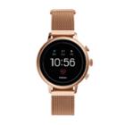 Fossil Gen 4 Smartwatch - Venture Hr Rose Gold-tone Stainless Steel Mesh  Jewelry - Ftw6031