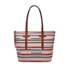Fossil Felicity Tote  Handbags Colorful Stripes- Shb2105875