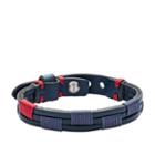 Fossil Vintage Casual Blue Leather Bracelet  Jewelry - Ja6911040