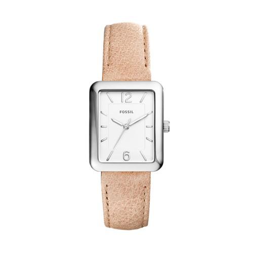 Fossil Atwater Three-hand Sand Leather Watch  Jewelry - Es4243