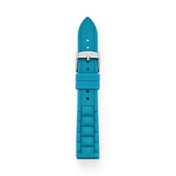 Fossil 18mm Tidal Blue Silicone Watch Strap   - S181232