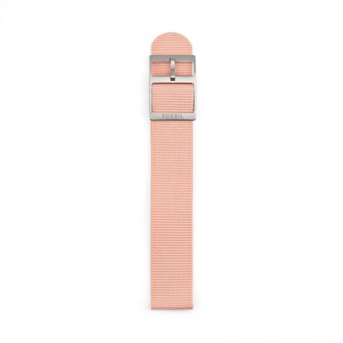 Fossil Polyester 18mm Watch Strap - Pink   - S181188