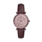 Fossil Carlie Three-hand Lavender Leather Watch  Jewelry - Es4464