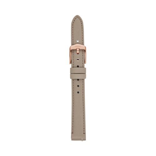 Fossil 14mm Light Taupe Leather Strap   - S141191