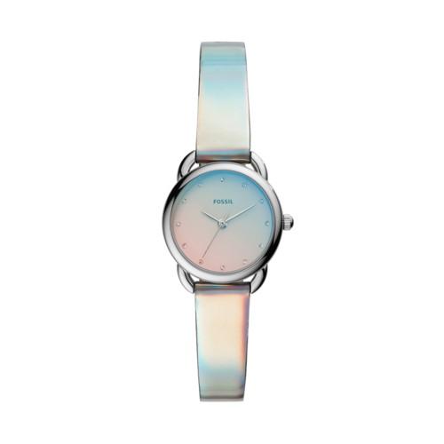 Fossil Tailor Mini Three-hand Iridescent Polyurethane Watch  Jewelry - Es4499