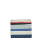 Fossil Madison Bifold  Wallet Navy Multi Stripe- Swl2185490