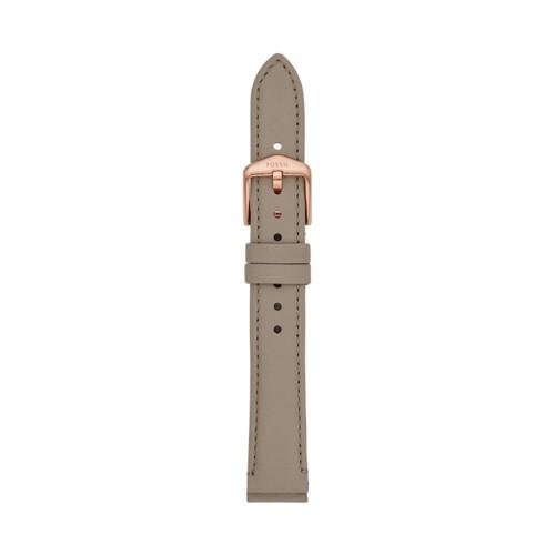 Fossil 16mm Light Taupe Leather Strap   - S161063