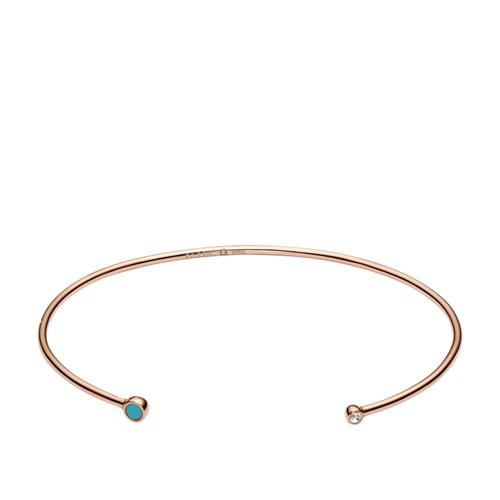 Fossil Turquoise Open Cuff  Jewelry - Jf02641791
