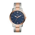 Fossil The Minimalist Three-hand Two-tone Stainless Steel Watch  Jewelry - Fs5498