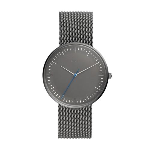 Fossil Essentialist Three-hand Gray Stainless Steel Watch  Jewelry - Fs5470