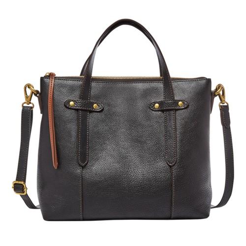 Fossil Felicity Satchel  Handbag Black- Shb1980001